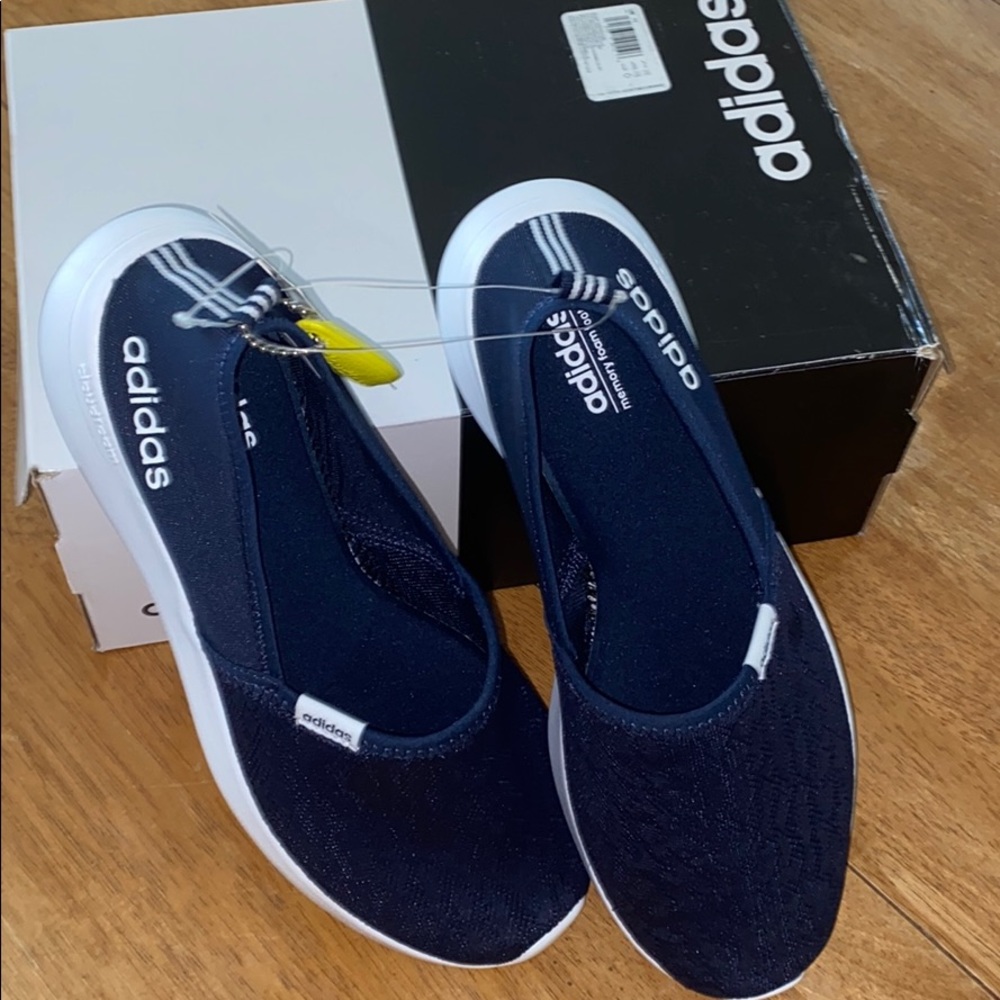 Navy Blue Memory Foam Adidas Shoes